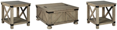 Aldwin Coffee Table and 2 End Tables For Discount