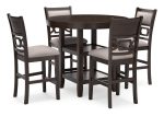 Langwest Counter Height Dining Table and 4 Barstools (Set of 5) on Sale