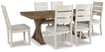 Grindleburg Dining Table and 6 Chairs Online Sale