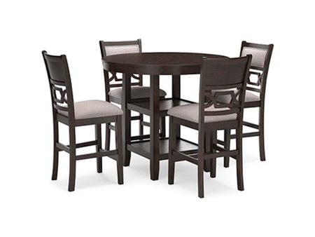 Langwest Counter Height Dining Table and 4 Barstools (Set of 5) on Sale