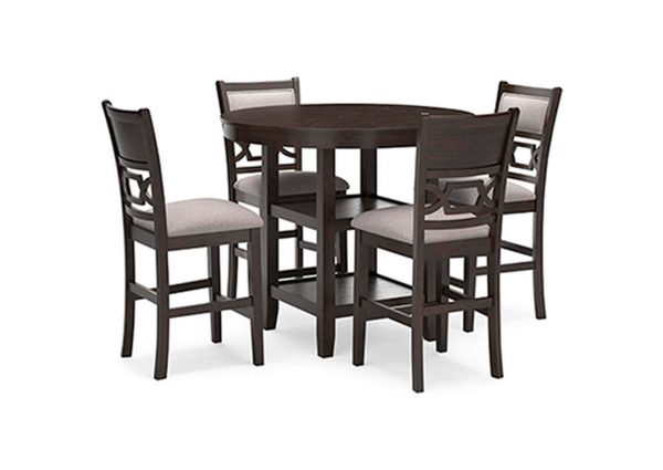 Langwest Counter Height Dining Table and 4 Barstools (Set of 5) on Sale