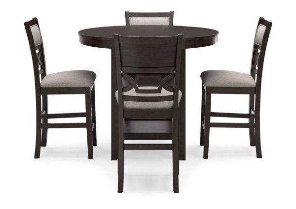 Langwest Counter Height Dining Table and 4 Barstools (Set of 5) on Sale