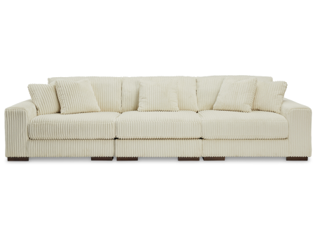 Lindyn Brown Beige XL Sofa Discount