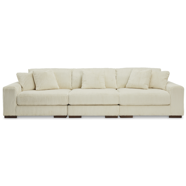 Lindyn Brown Beige XL Sofa Discount