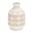 CER, 10 H HALF CIRCLES VASE, IVORY Sale