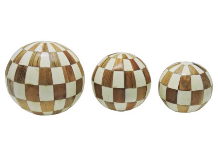 RESIN, S 3 4 5 6  CHECKERED ORBS, IVORY NATURAL Online now