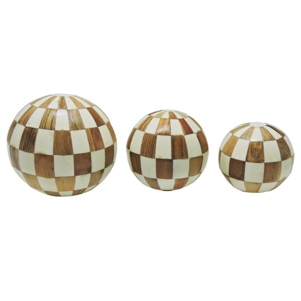 RESIN, S 3 4 5 6  CHECKERED ORBS, IVORY NATURAL Online now