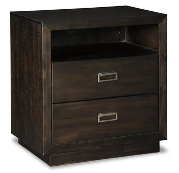 Hyndell 2 Drawer Nightstand Supply