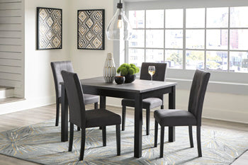 Garvine Dining Table and Chairs (Set of 5) Discount