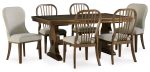 Sturlayne Ext Rectangular Table and Chairs (Set of 7) For Sale