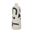 CER, 10  FUNKY VASE, IVORY BLACK Discount