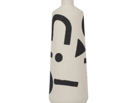 CER, 10  FUNKY VASE, IVORY BLACK Discount