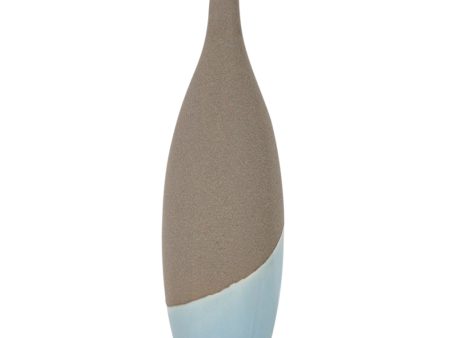 CER, 11  HALF DIPPED VASE, BLUE Supply