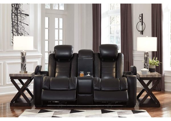 Party Time Power Reclining Loveseat With Console Online now