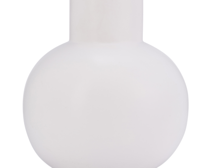 Cer, 8 H Bulbous Vase, White Sale