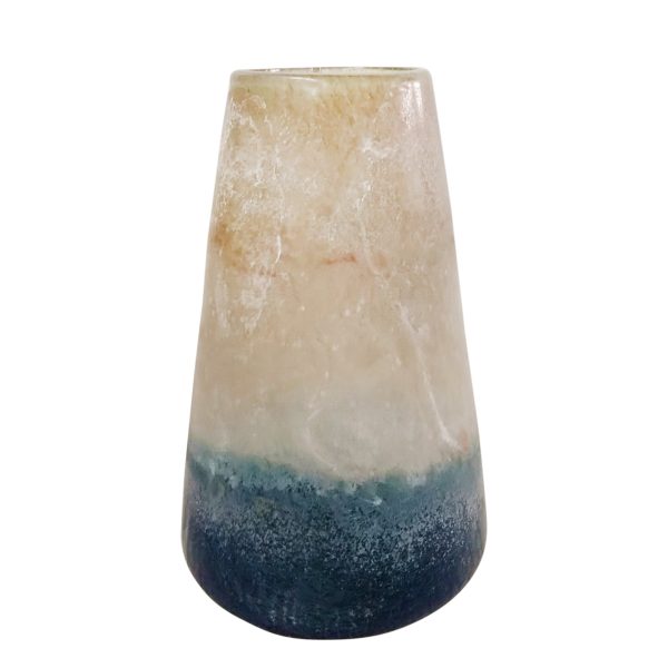 GLASS 14  TRI-COLOR VASE, MULTI Cheap