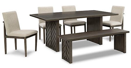 Arkenton Dining Table and chairs (Set of 6) Hot on Sale