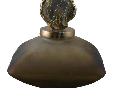 Small Esme Bottle with Wrapped Agate Accents For Cheap