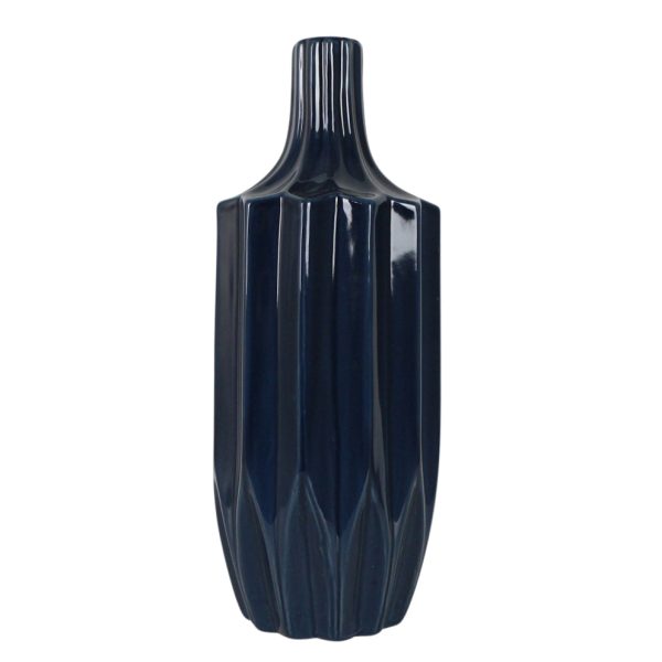 CER, 13  FLUTED VASE, NAVY Fashion