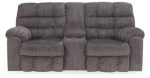 Acieona Reclining Loveseat with Console Supply