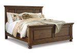 Flynnter King Panel Bed Online Hot Sale