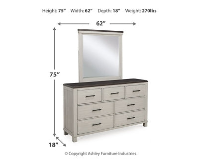 Darborn Dresser and Mirror Hot on Sale