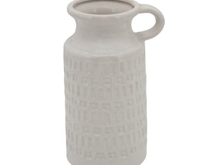 10 H Pitcher, White Cheap