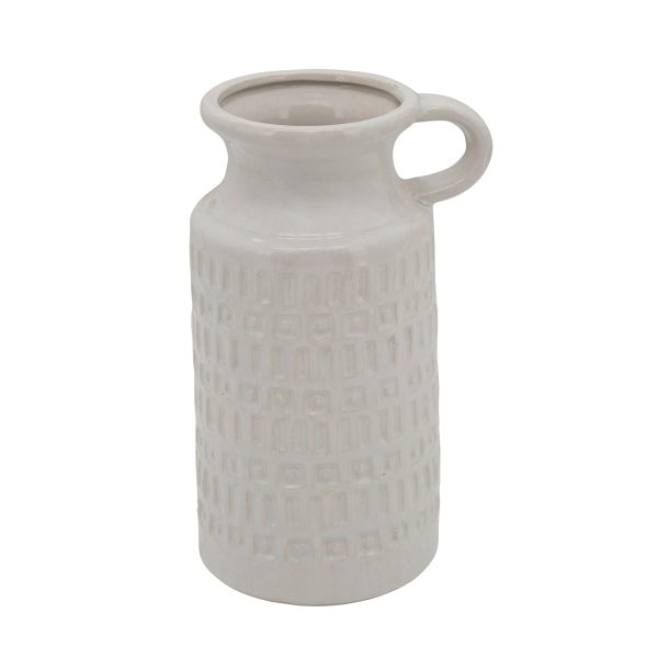 10 H Pitcher, White Cheap