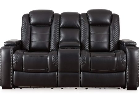 Party Time Power Reclining Loveseat With Console Online now