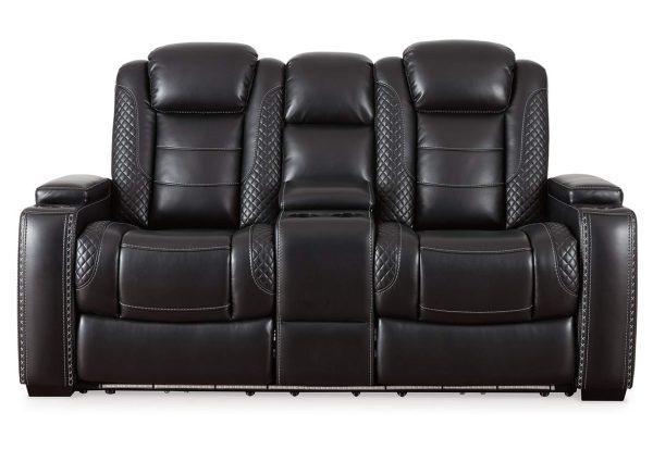 Party Time Power Reclining Loveseat With Console Online now