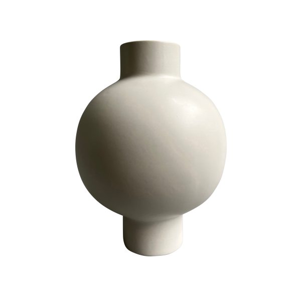 CER, 11 H BUBBLE VASE, WHITE Online Hot Sale