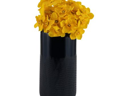 CER, 10 H GROOVED VASE, NAVY BLUE Fashion