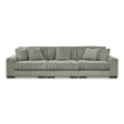 Lindyn Black Gray XL Sofa Discount