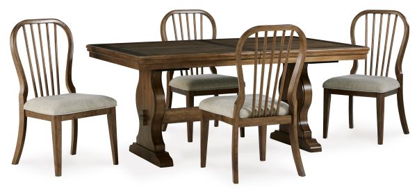 Sturlayne Ext Rectangular Table and Chairs (Set of 5) Fashion