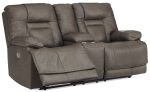 Wurstrow Power Reclining Sofa & Power Reclining Loveseat With Console Online