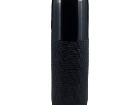 CER, 18 H GROOVED VASE, NAVY BLUE Sale