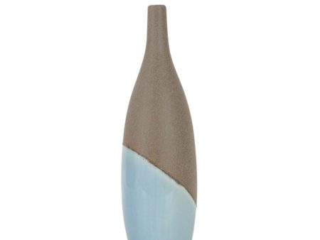 CER, 15  HALF DIPPED VASE, BLUE Sale