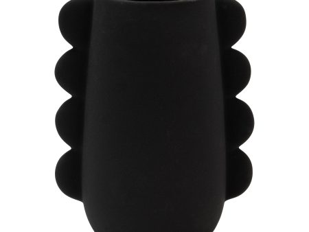 DOL, 7  EARED VASE, BLACK Online Sale