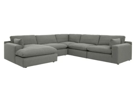 Elyza 5-Piece Sectional with Chaise -10007S6 Fashion