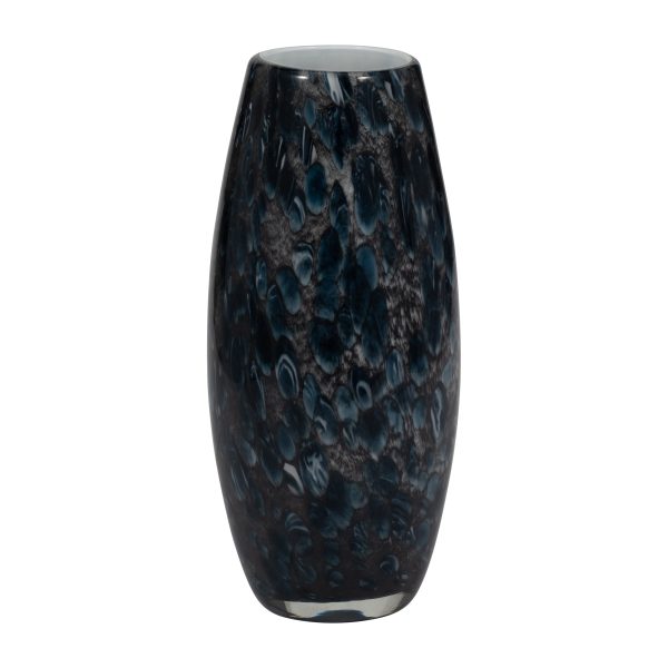 11  AMALDA LARGE BLUE GLASS VASE Online now