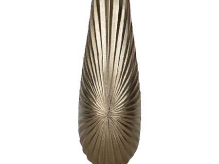 METAL, 16  BURST VASE, CHAMPAGNE Hot on Sale