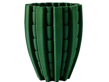 11  LAKELAND 3D PRINTED VASE, GREEN on Sale