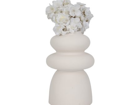 11  HIDAKA SMALL VASE, IVORY For Sale