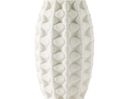 12  ALEXANDER 3D PRINTED VASE, IVORY BEIGE Sale