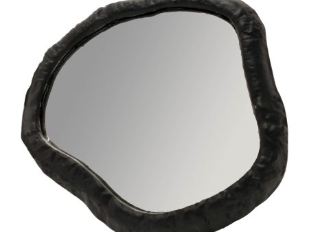 ALUM,14 ,HAMMERED OUTLINED MIRROR,MATTE BLACK Discount