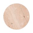 10  Travertine Tray On Wood Ball Feet, Tan Discount