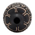 CER, 10  DECORATIVE VASE, BLACK TAN on Sale