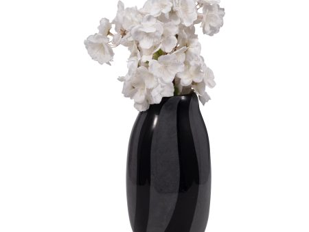 10  CAHAN SMALL BLACK STRIPED VASE on Sale